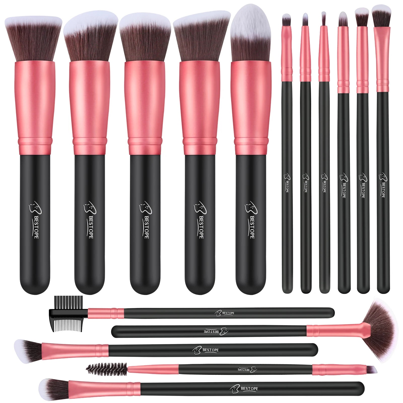 PRO Makeup Brush Set - 16 PCS